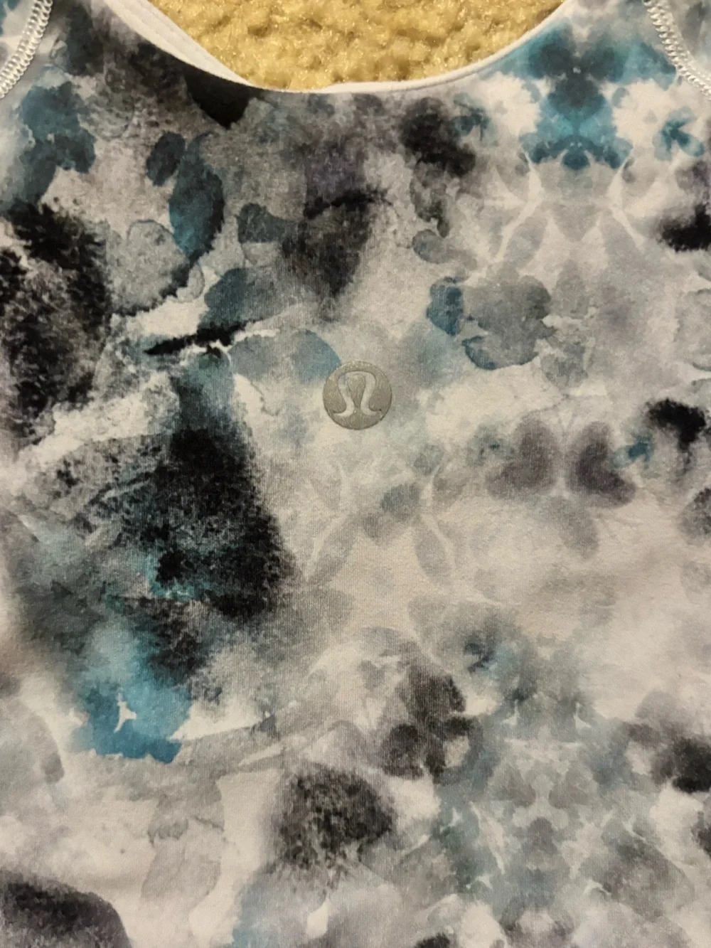 lululemon athletica Tie-Dye Blue Gray Sports align Crop Tank